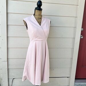 Calvin Klein Dress Size 6p Light Pink Sleeveless